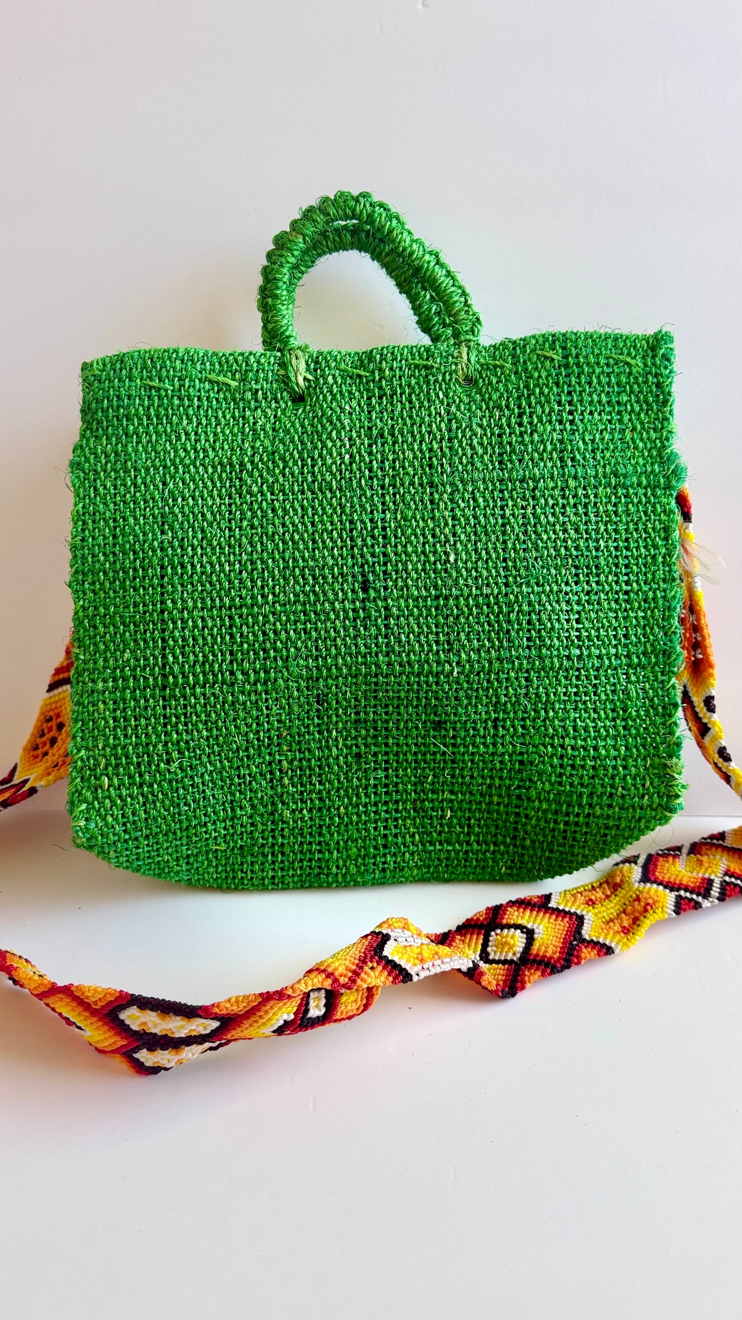 Migration is Beautiful Ixtle Handbag - Green