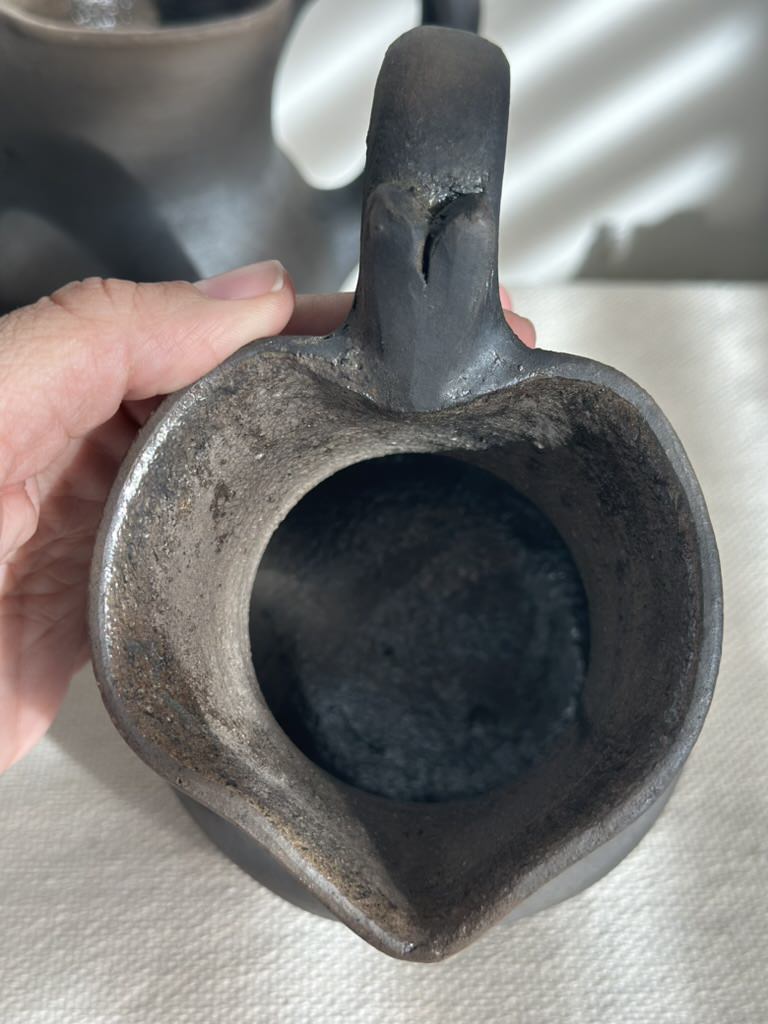 Smokey Clay Heart Mug