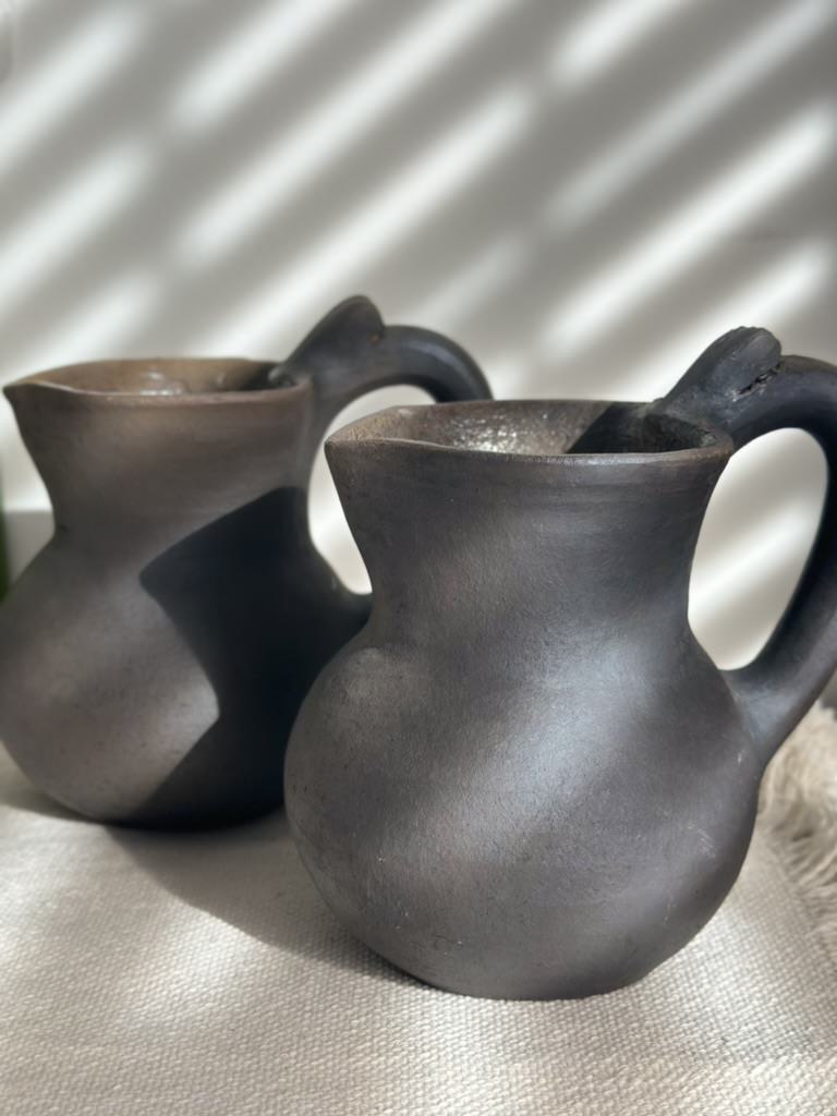Smokey Clay Heart Mug