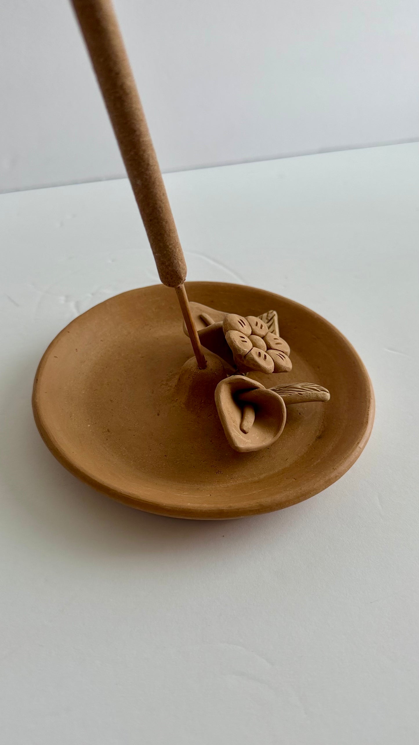 Incense Holder w/3D Alcatraz Flowers