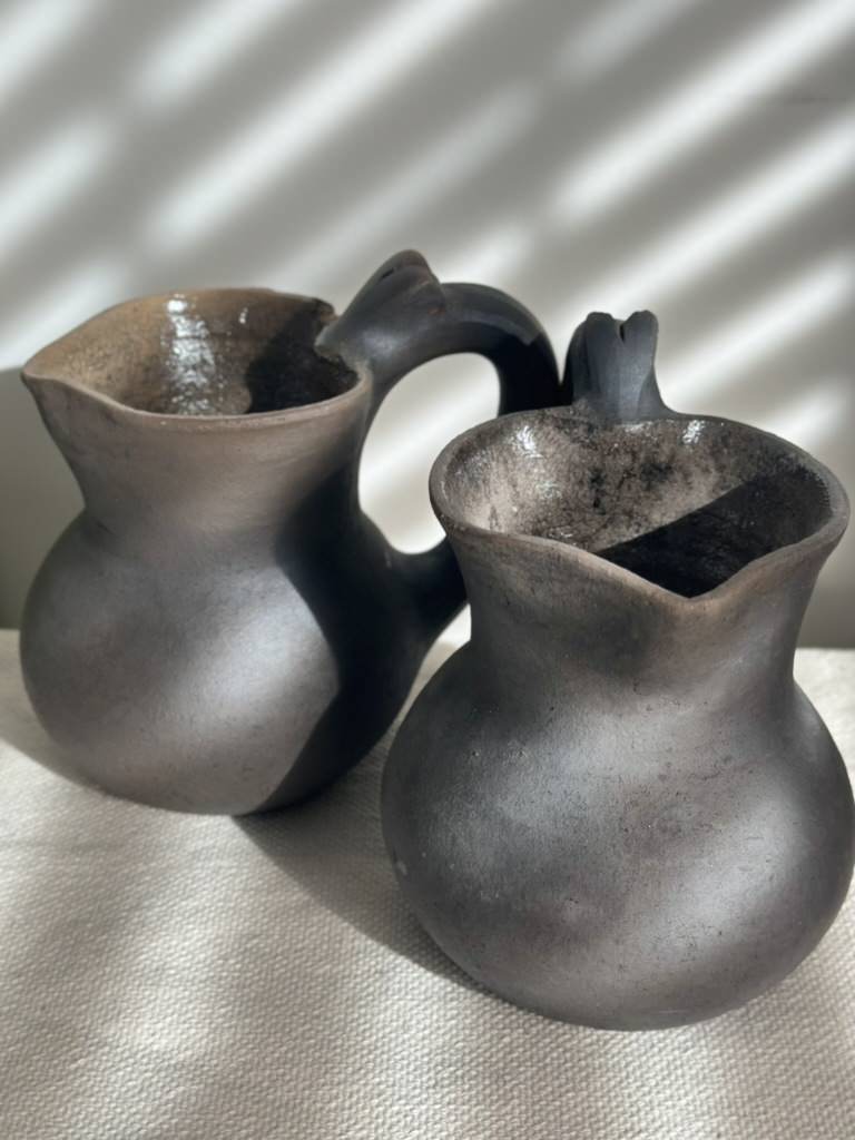 Smokey Clay Heart Mug