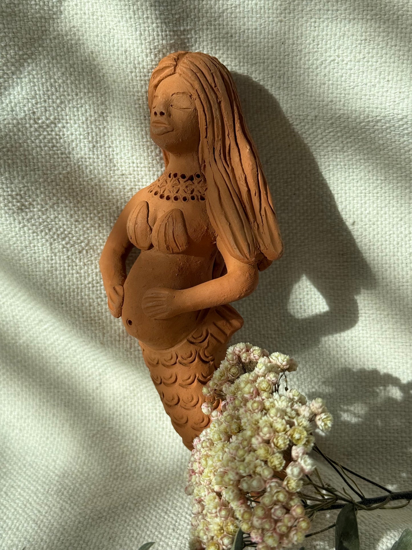 Pregnant Mermaid Wall Art