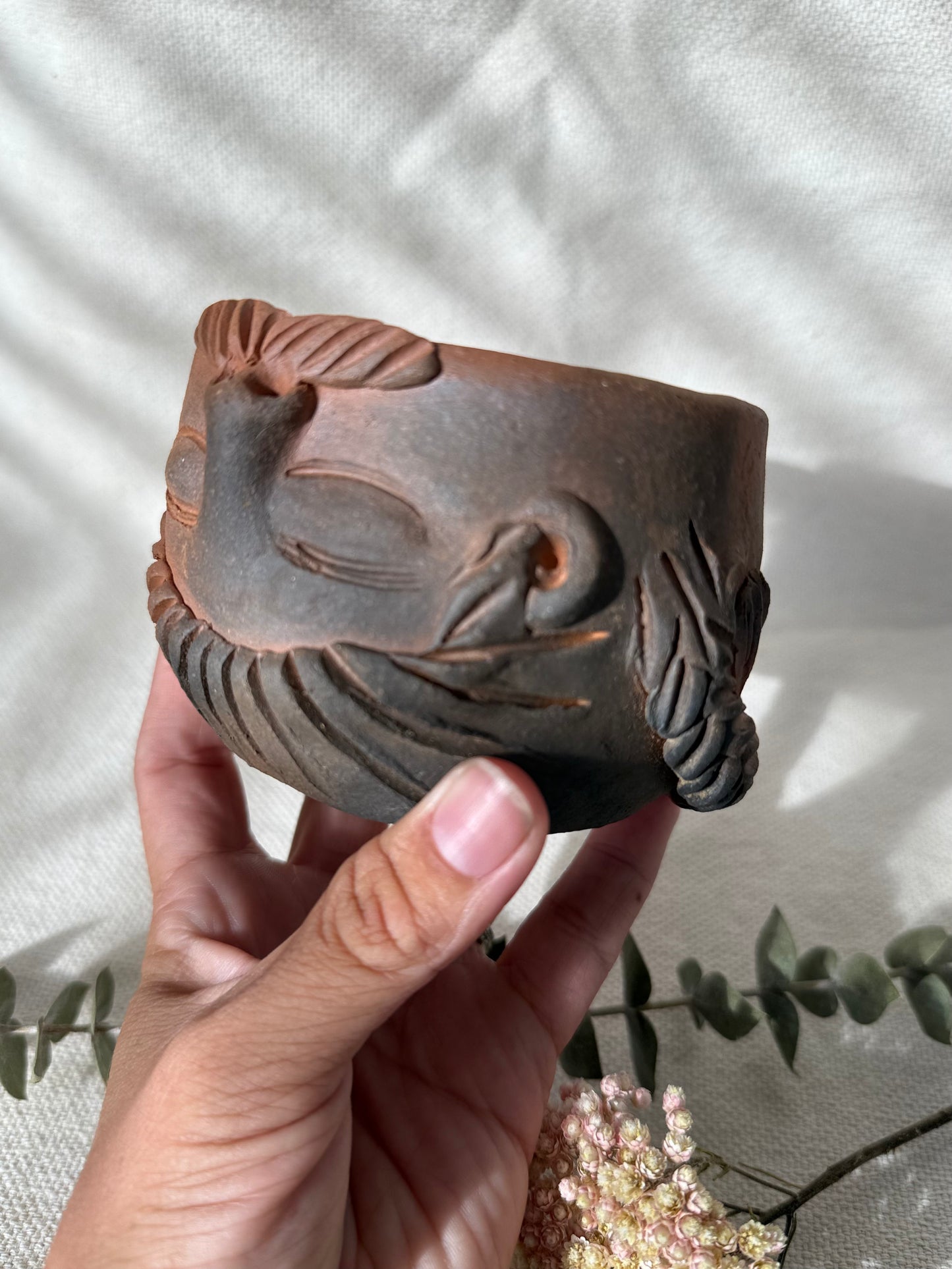 Heart-Shaped Mug Featuring José & Teresita