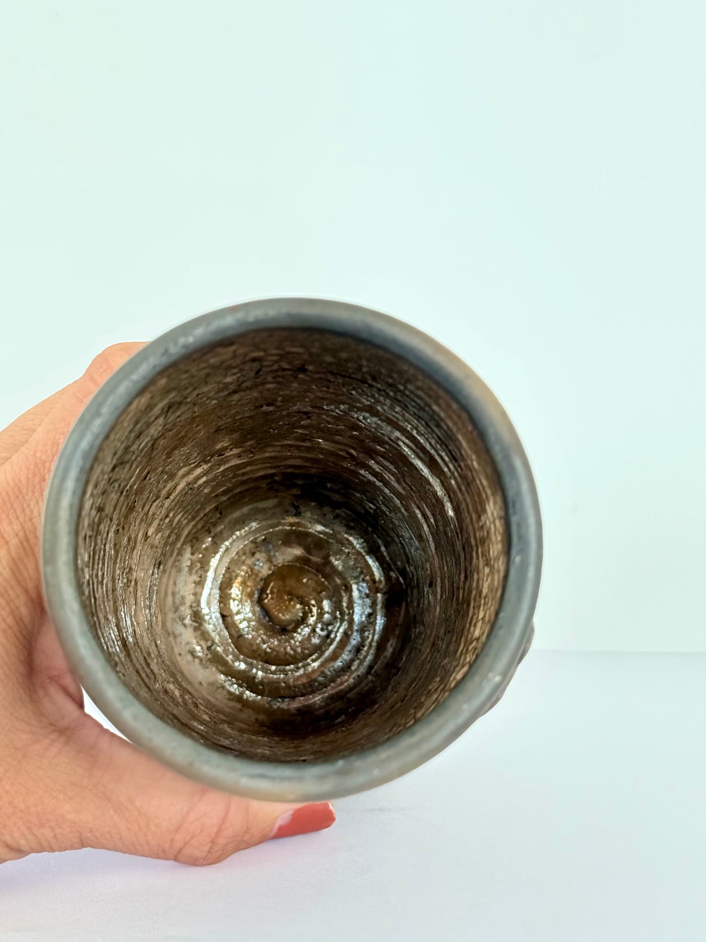 Nopal Smoked Clay Tall Cup