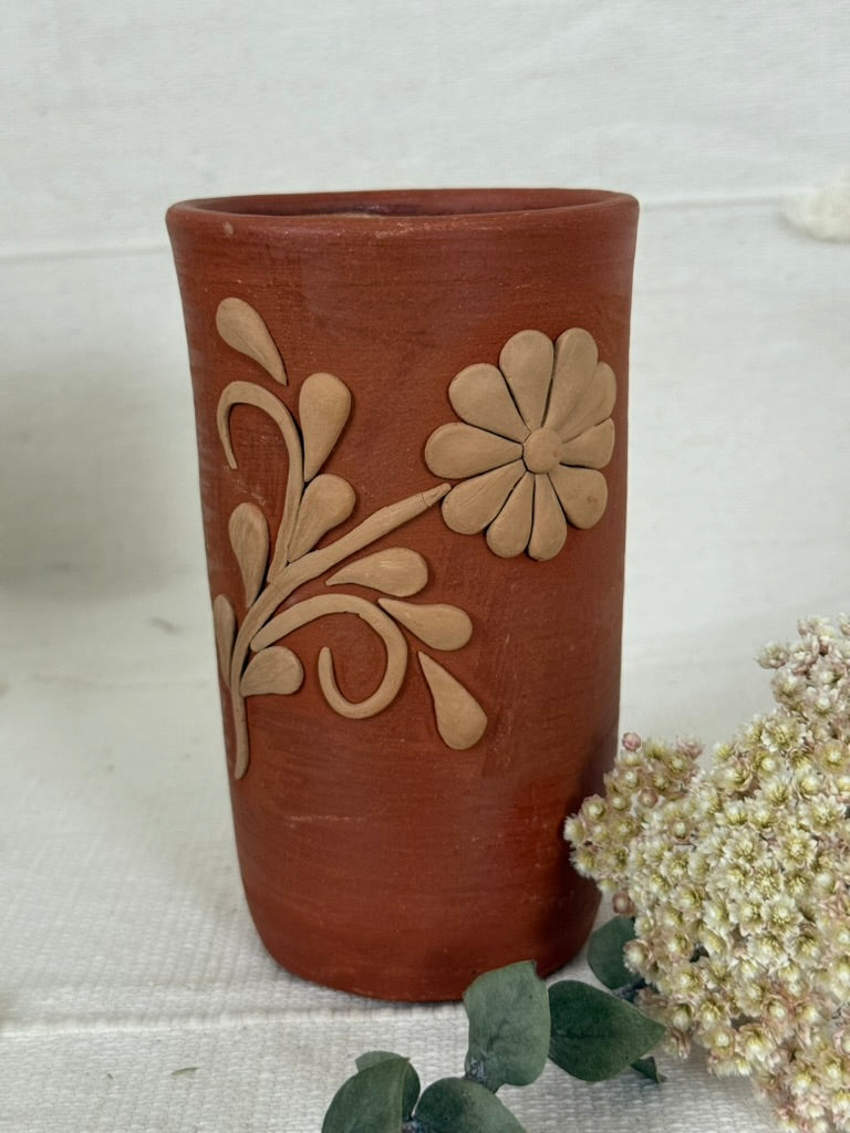 Embroidered Clay Bloom Cup