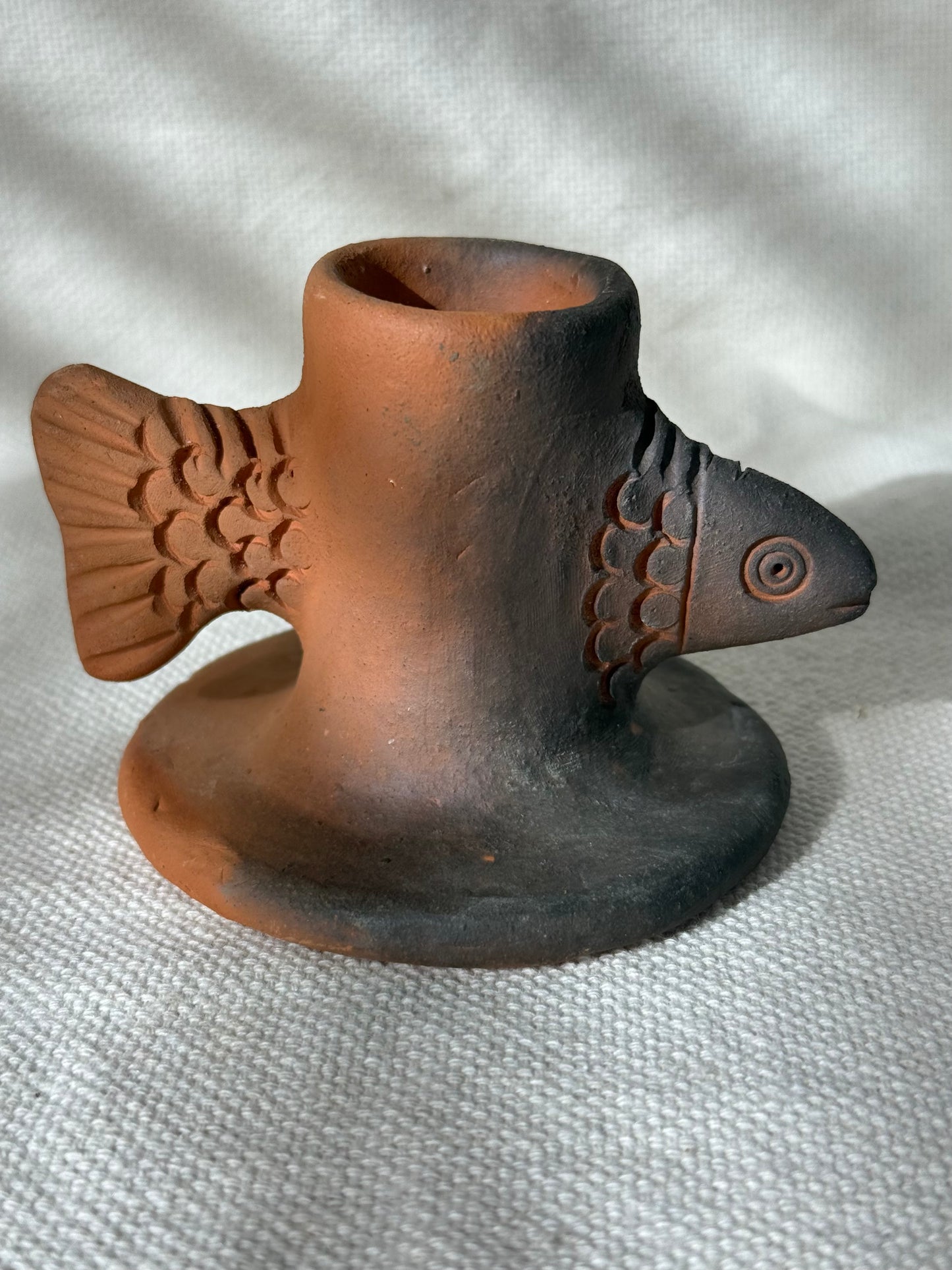 Single Fish Candle Holder