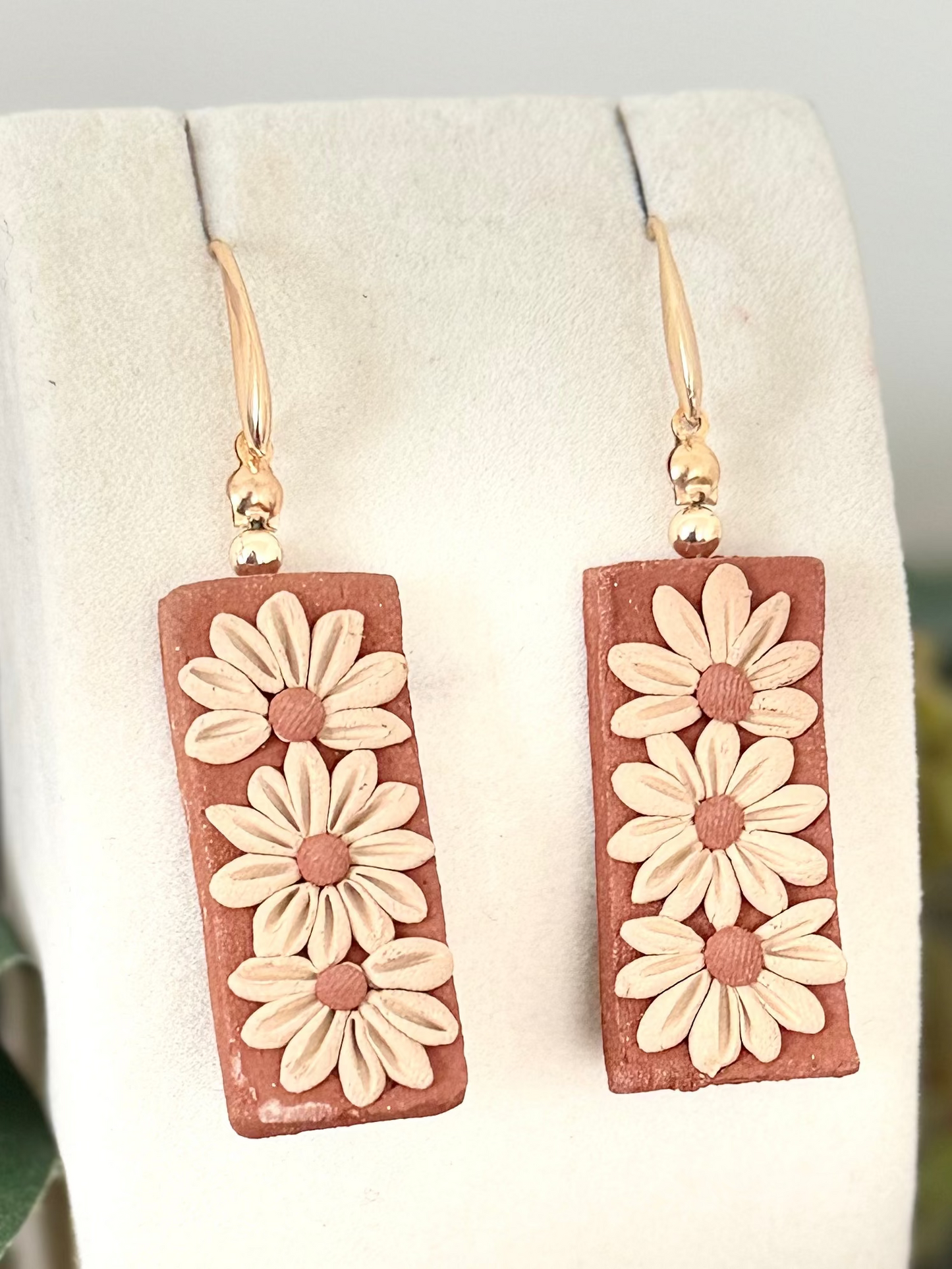 Flowers Barro Earrings - Long