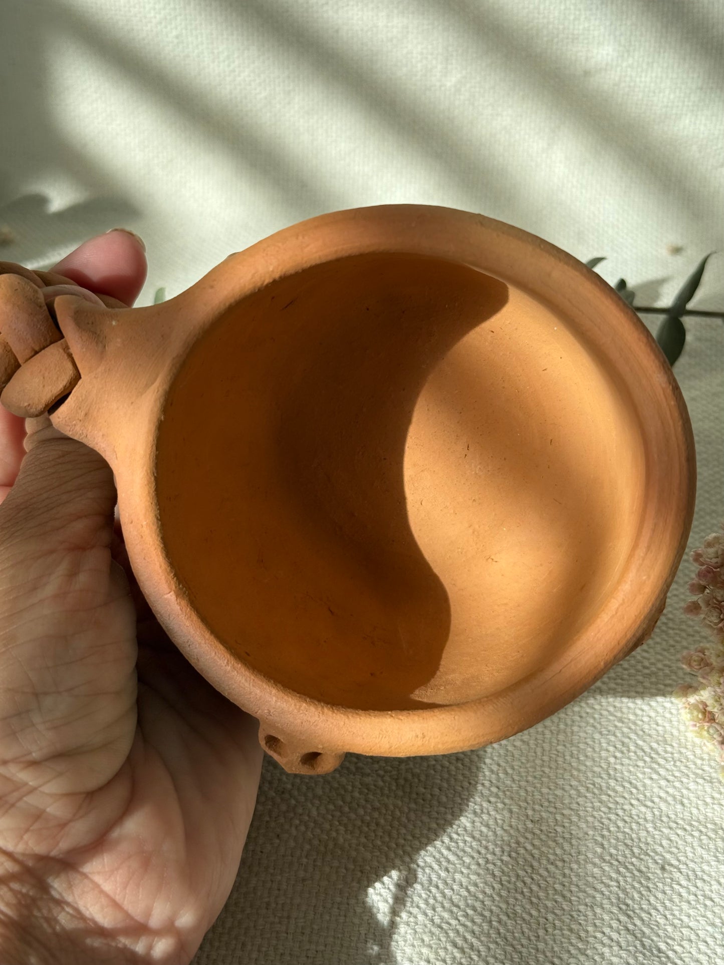 Braided Handle Coffee Mug