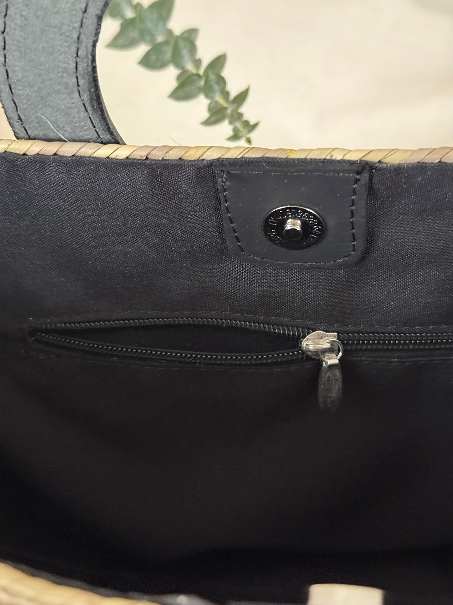 Handwoven Palm Handbag