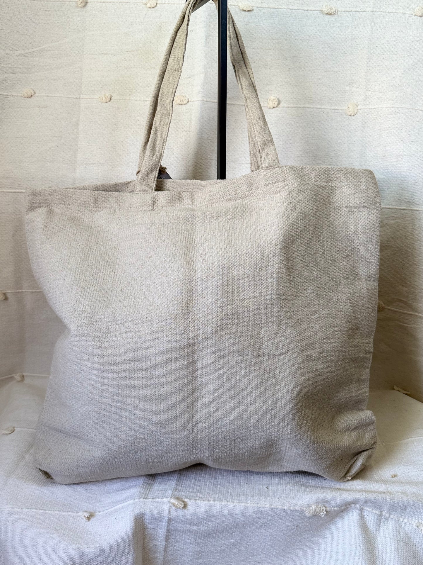 Large Textile Tote Bag - Multicolor