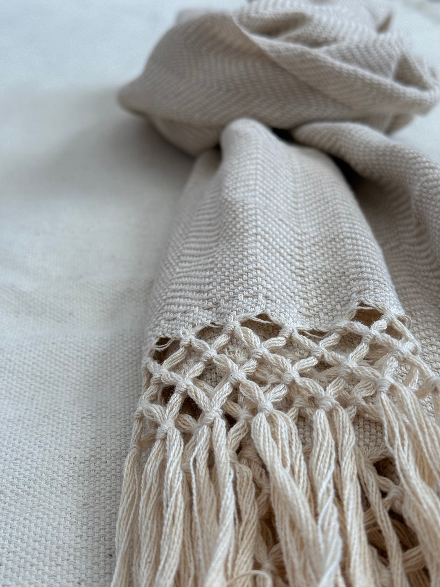 Unisex Scarf - Light Beige