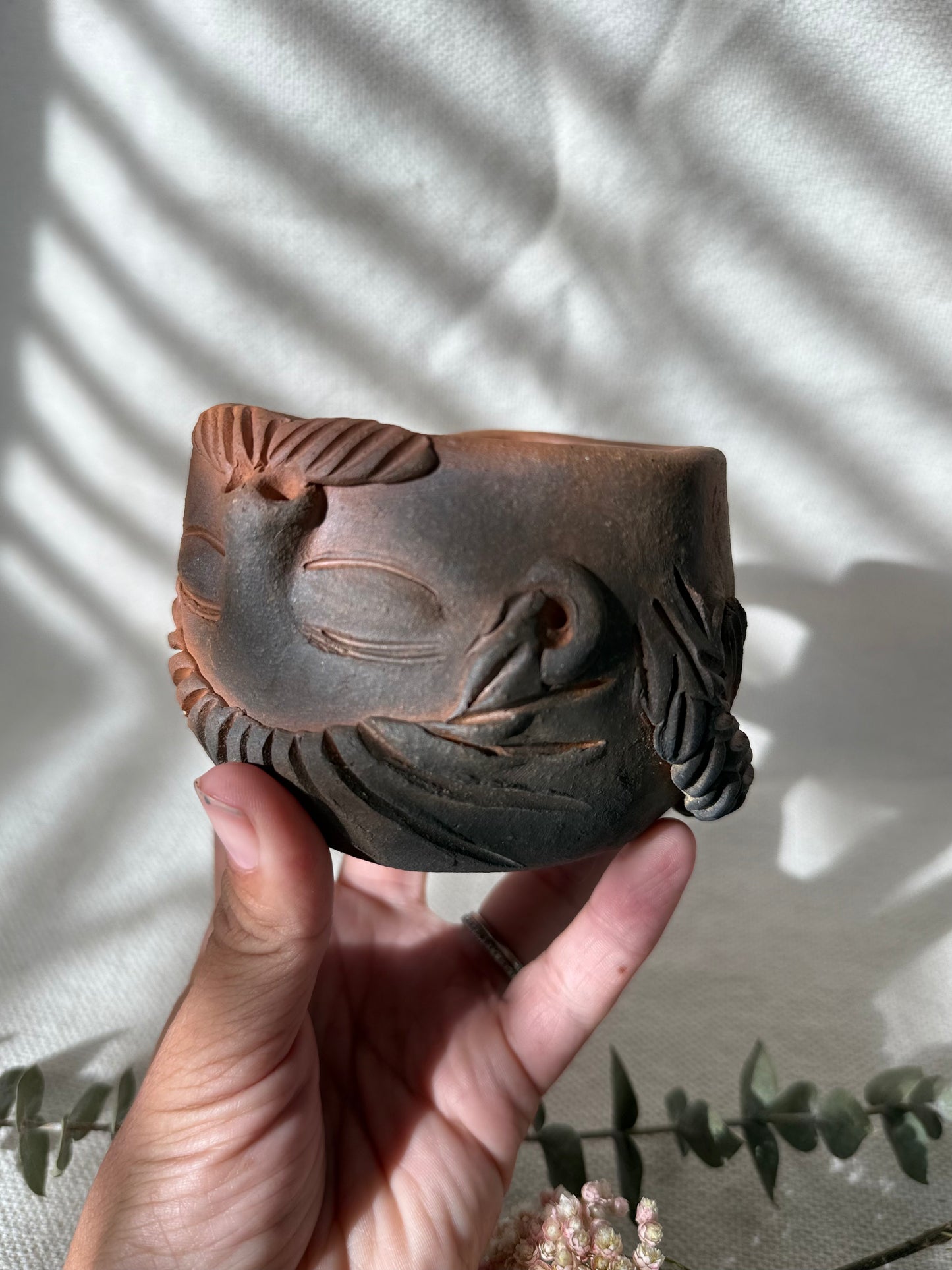 Heart-Shaped Mug Featuring José & Teresita