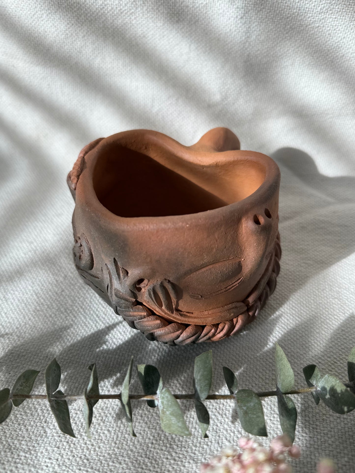 Heart-Shaped Mug Featuring José & Teresita