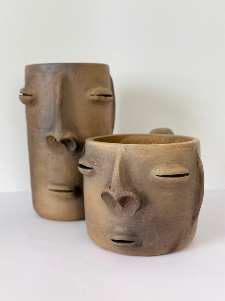 Cara Smoked Clay Tall Cup