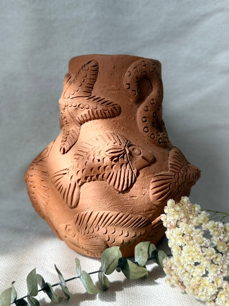 Sea Creatures Vase 2