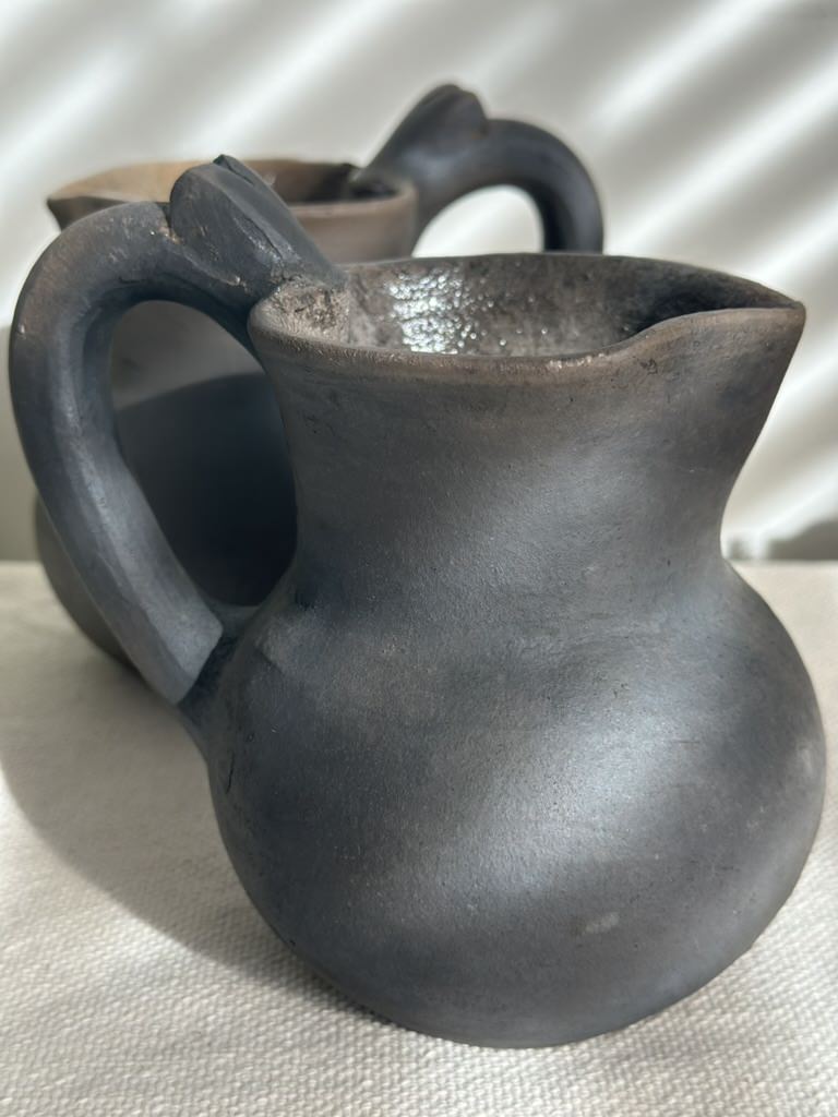 Smokey Clay Heart Mug