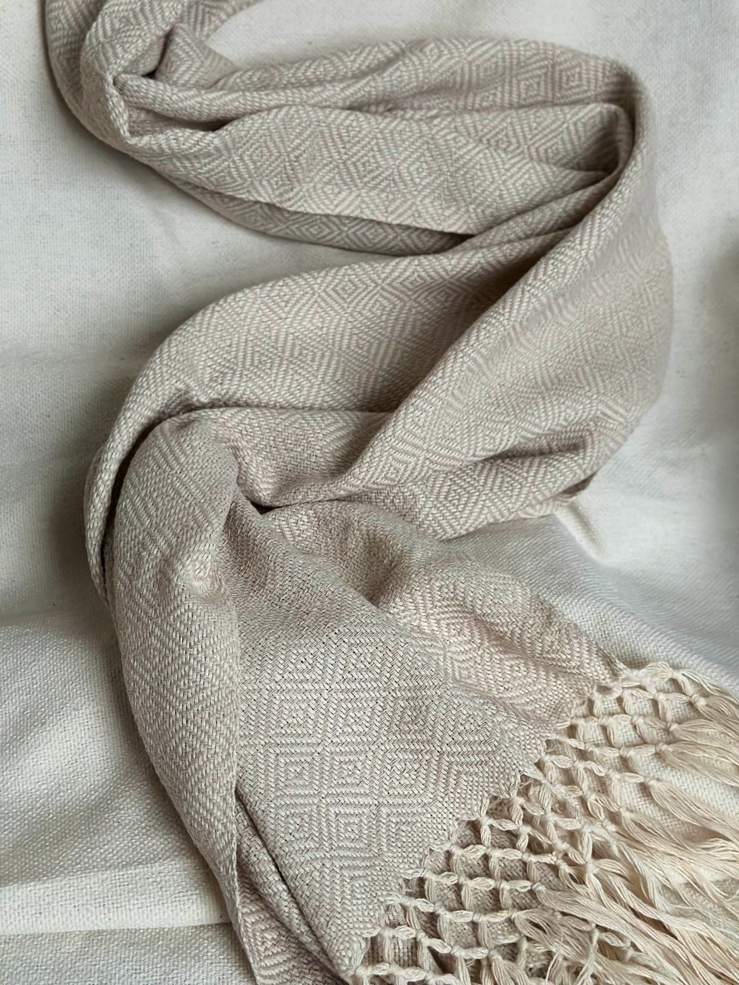 Unisex Scarf - Light Cream
