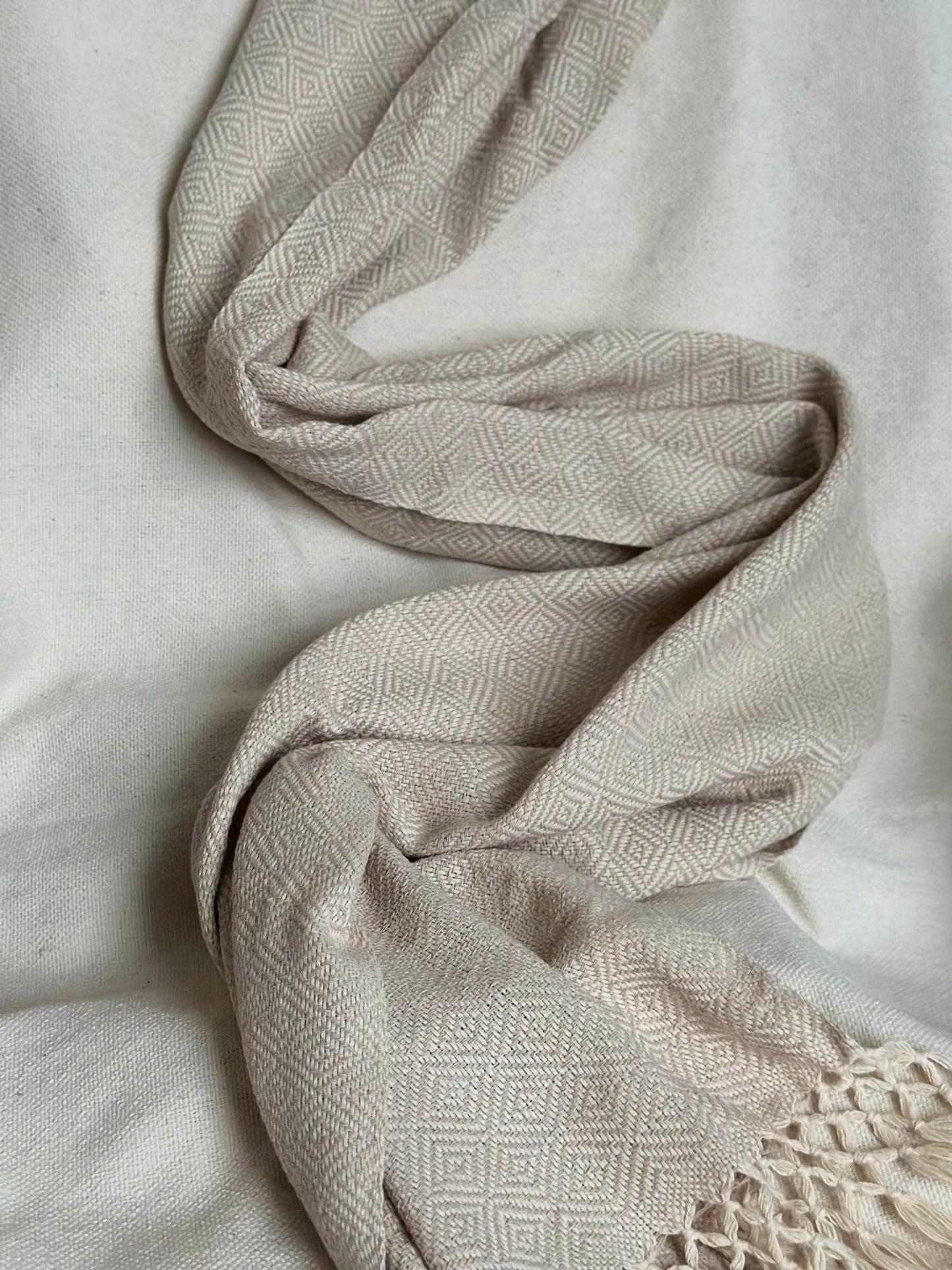 Unisex Scarf - Light Cream