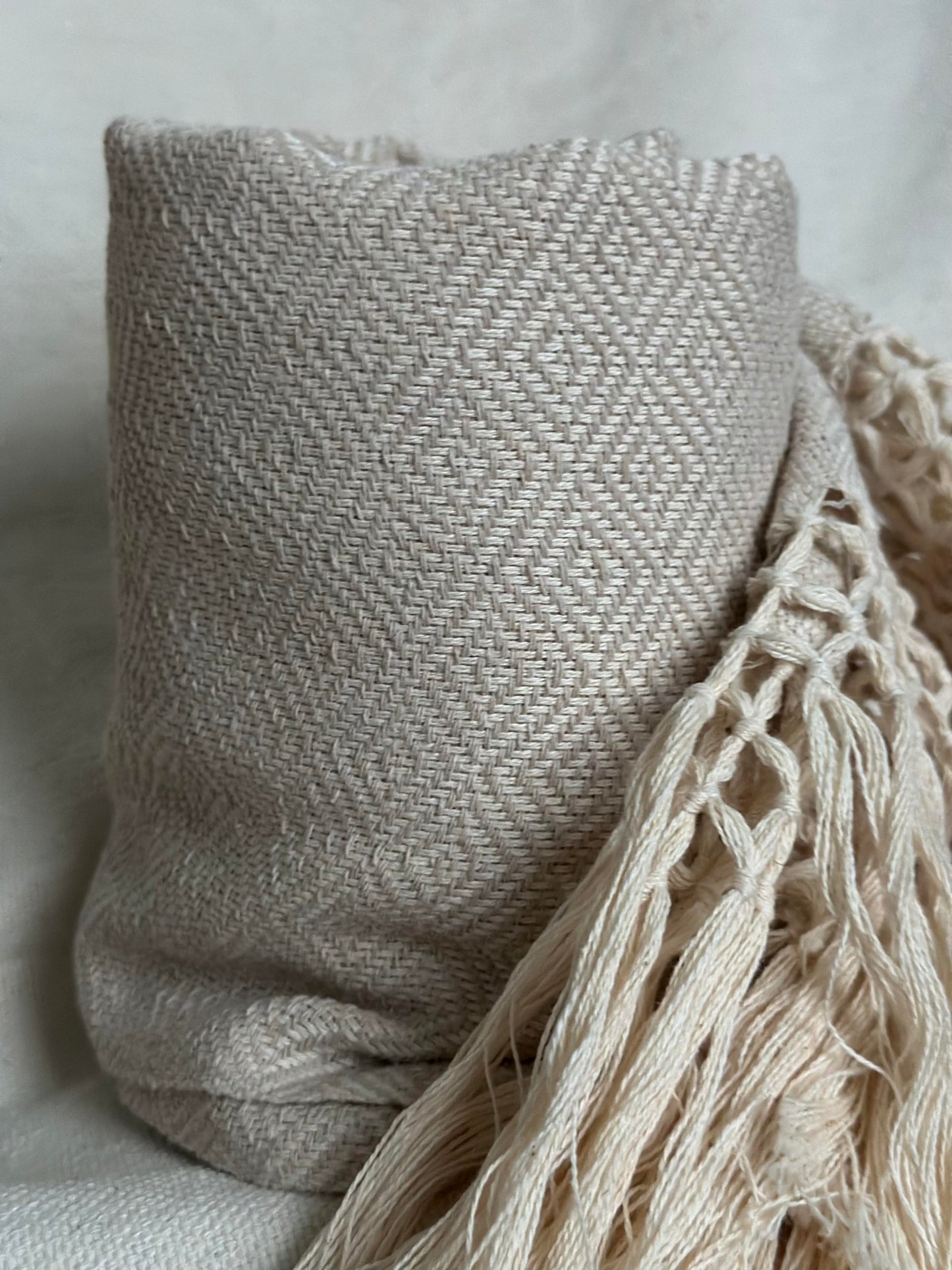 Unisex Scarf - Light Cream