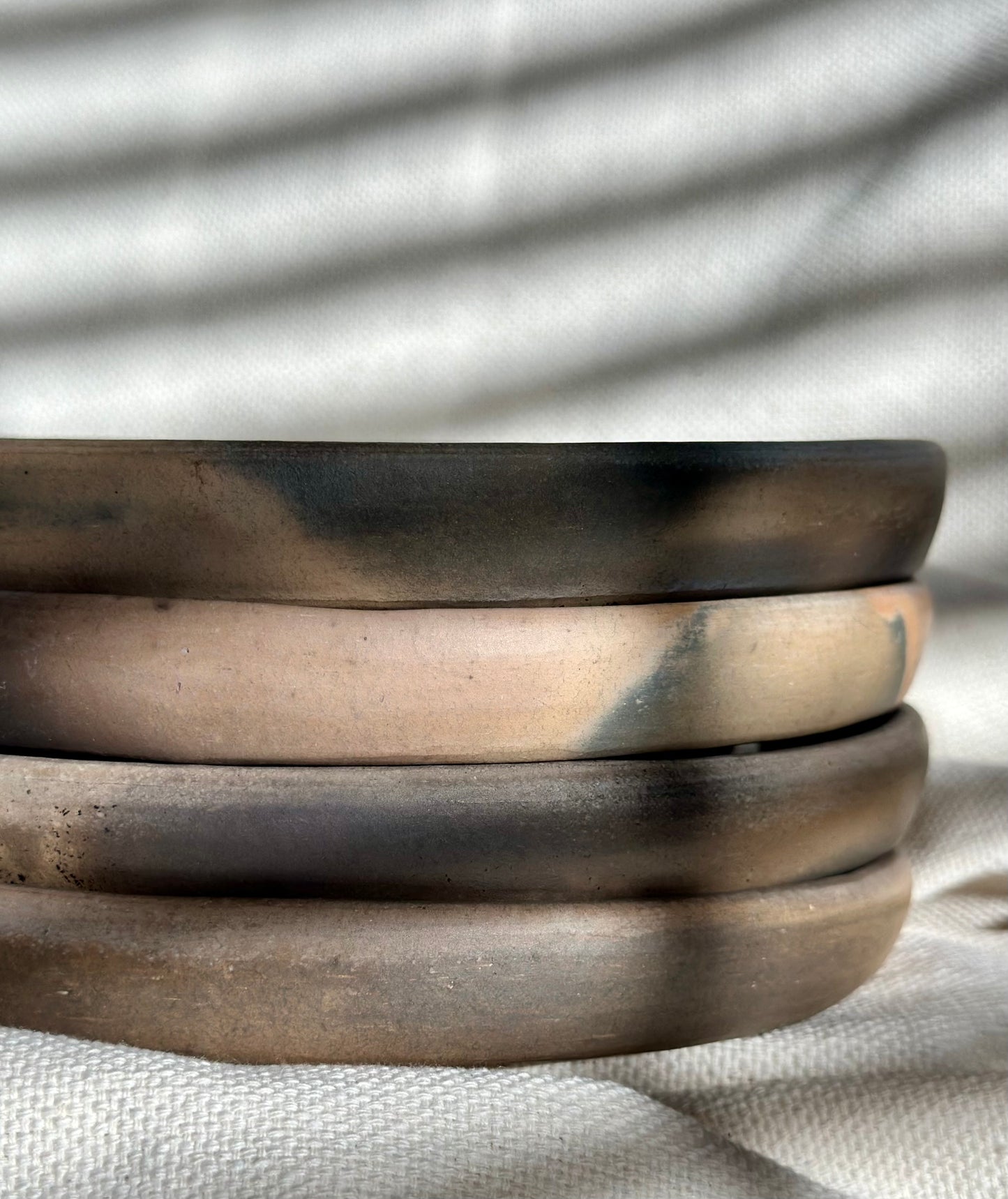 Smokey Finish Clay Plate