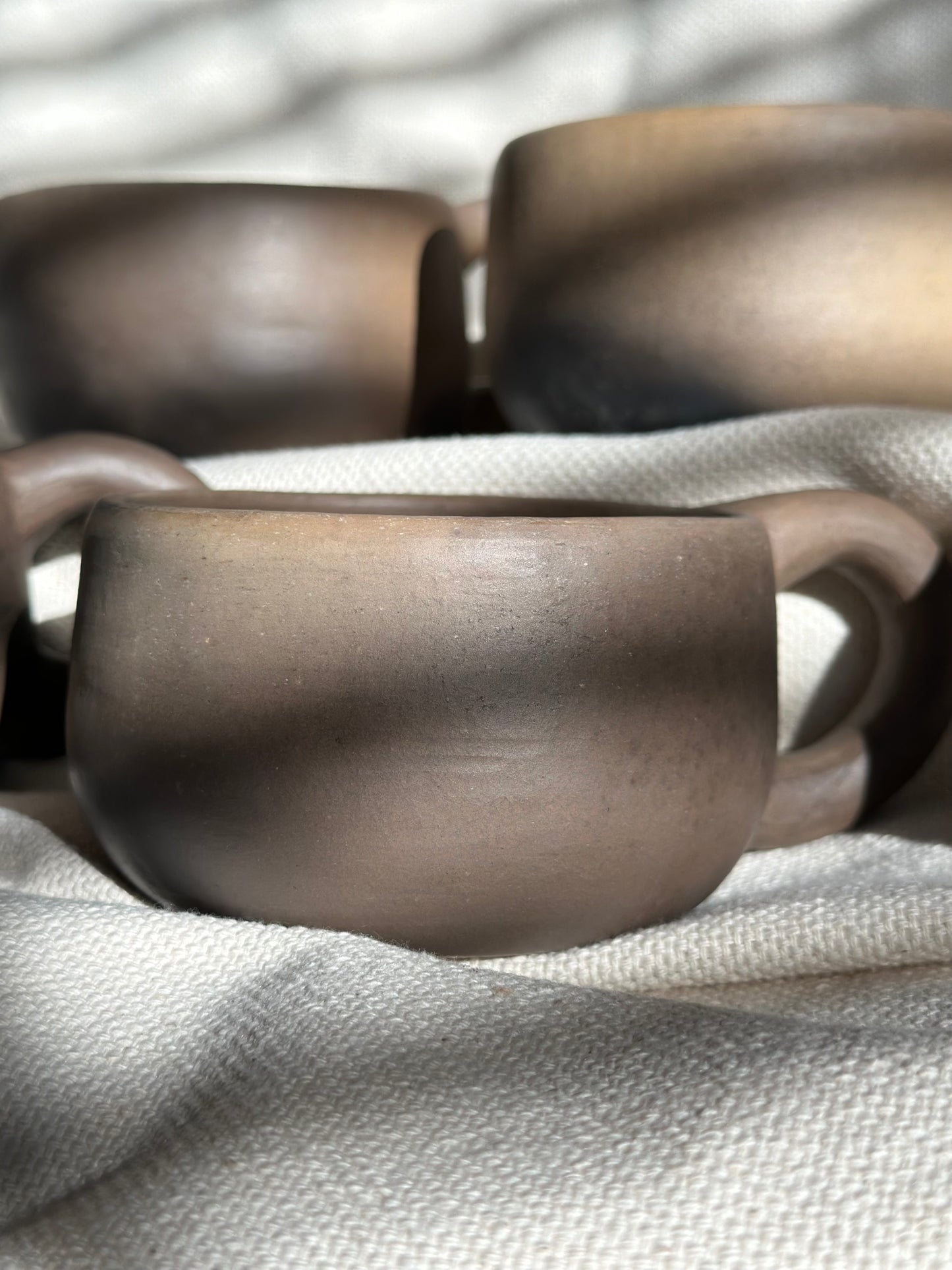 Smokey Finish Clay Coffee Cup