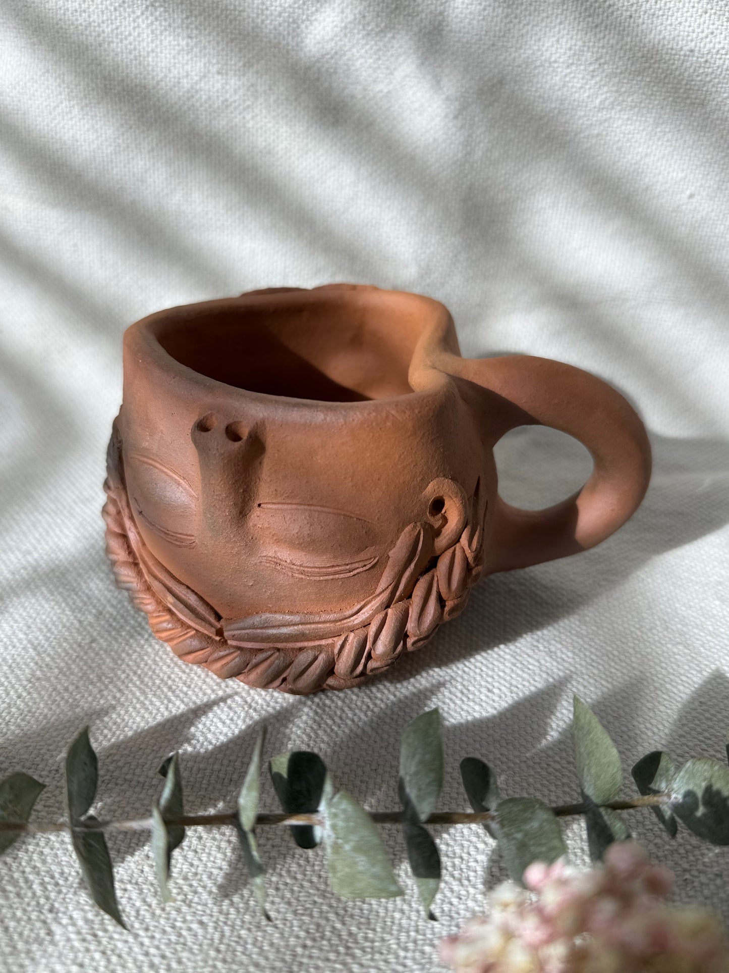 Heart-Shaped Mug Featuring José & Teresita