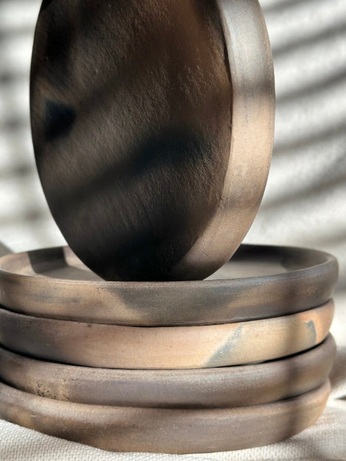 Smokey Finish Clay Plate