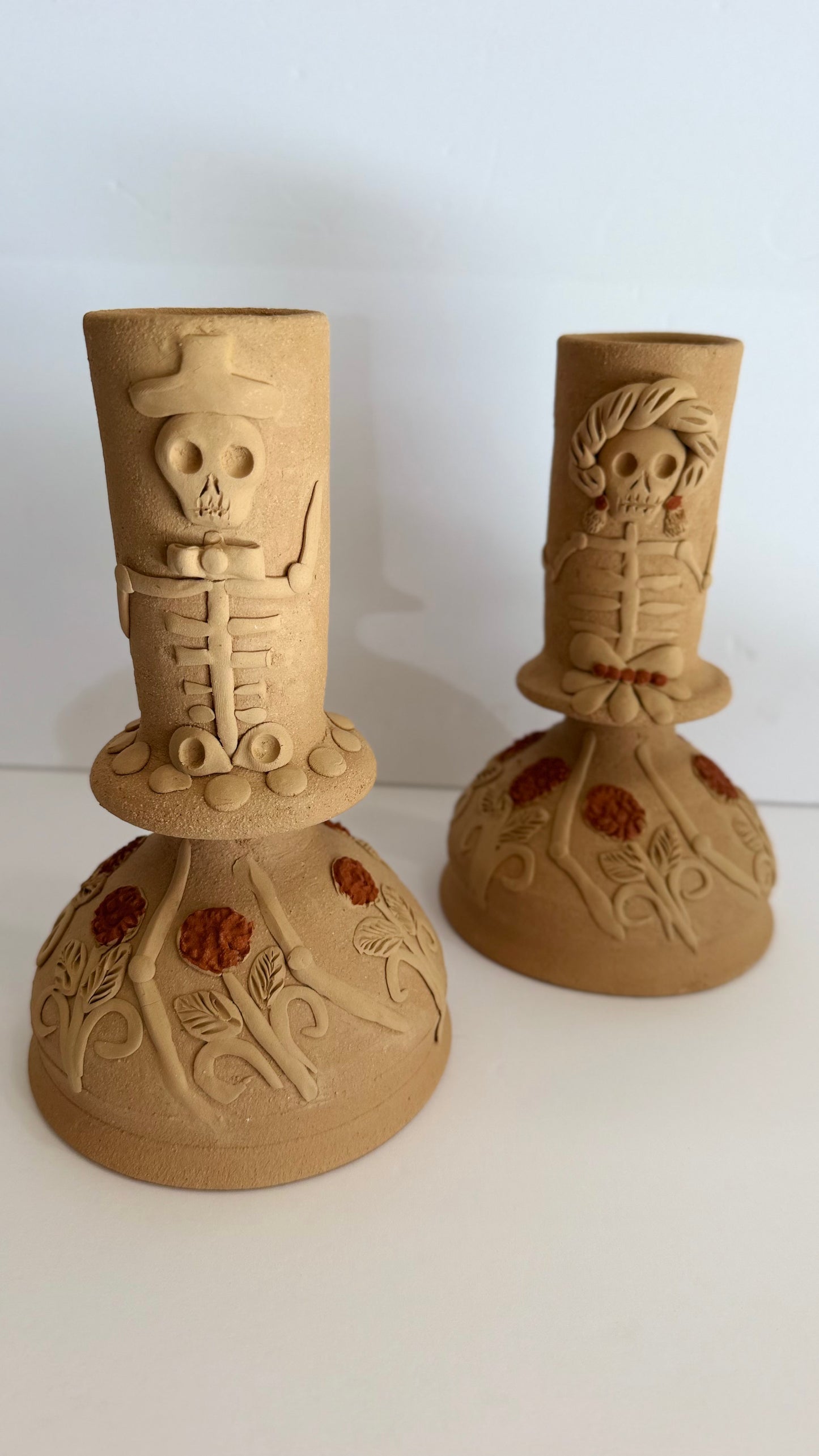 Dia De Muertos Candleholder - Catrin