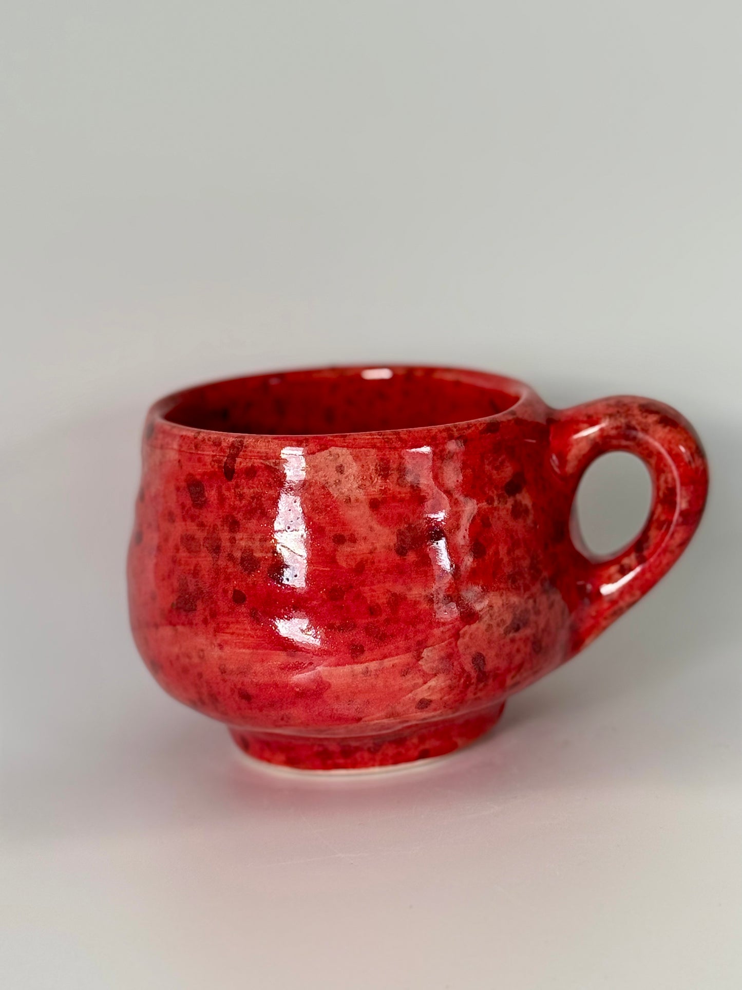 Axolotl Mug - Speckled Red 6oz