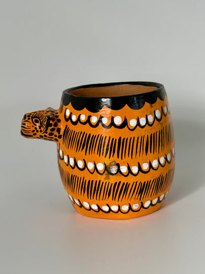 Terracota Jaguar Mug - Yellow