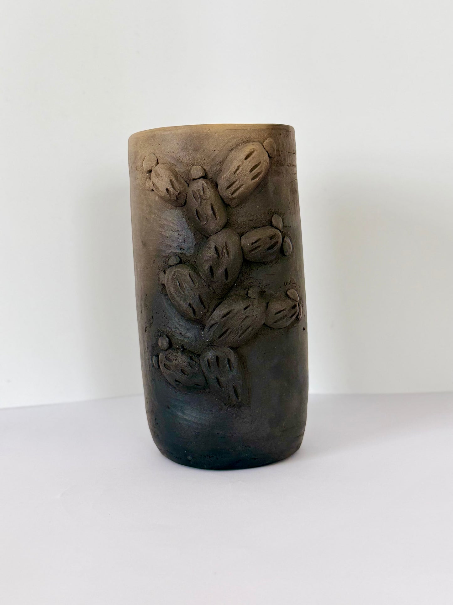 Nopal Smoked Clay Tall Cup