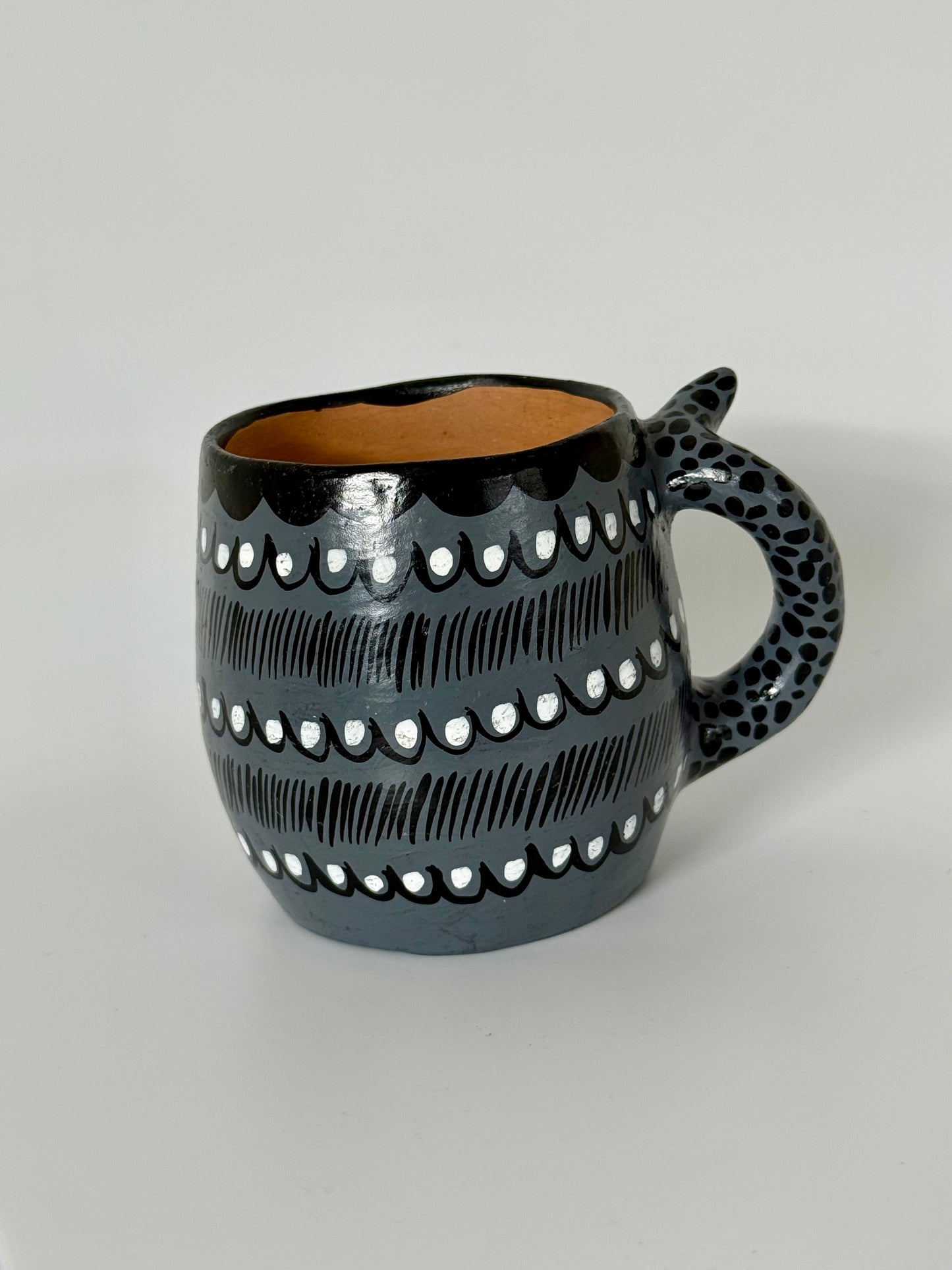 Terracota Jaguar Mug - Grey 2