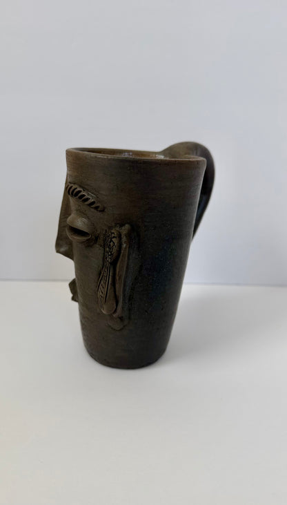 Carita Smoked Clay Mug - Earrings 2