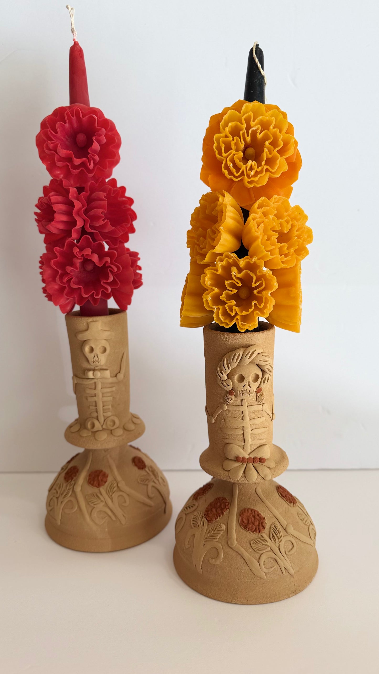 Dia De Muertos Candleholder - Catrina