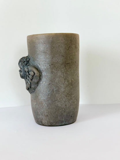 Angel Smoked Clay Tall Cup - 3D