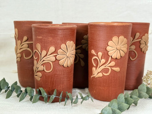 Embroidered Clay Bloom Cup