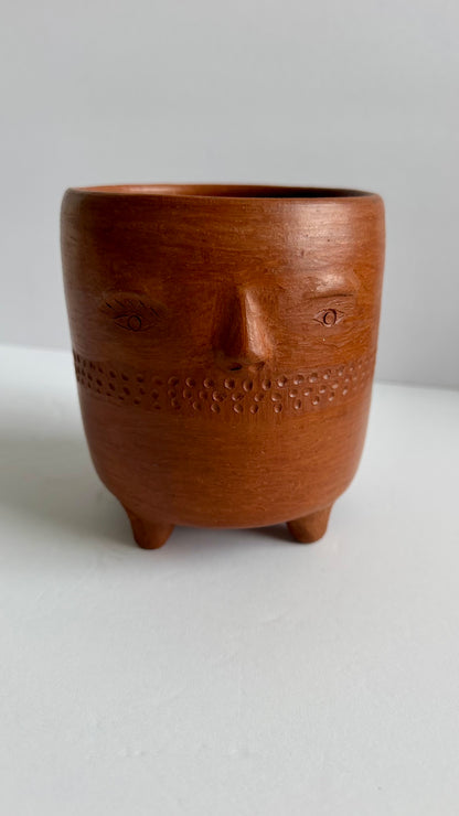 Clay Face Planter