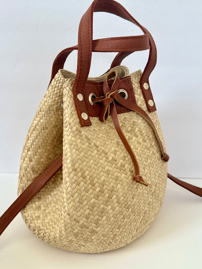 Palm Bucket Bag - Natural
