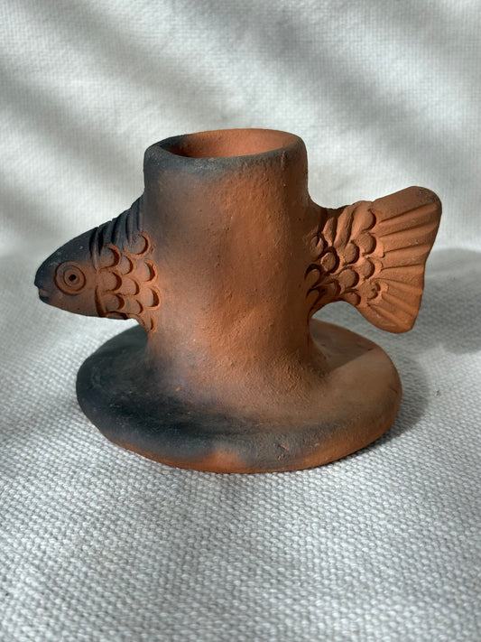 Single Fish Candle Holder