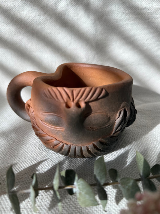 Heart-Shaped Mug Featuring José  & Teresita