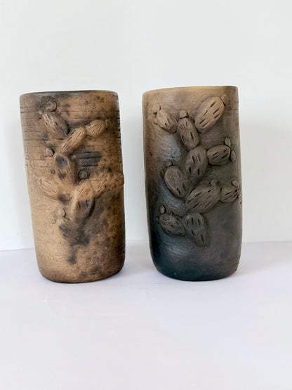 Nopal Smoked Clay Tall Cup