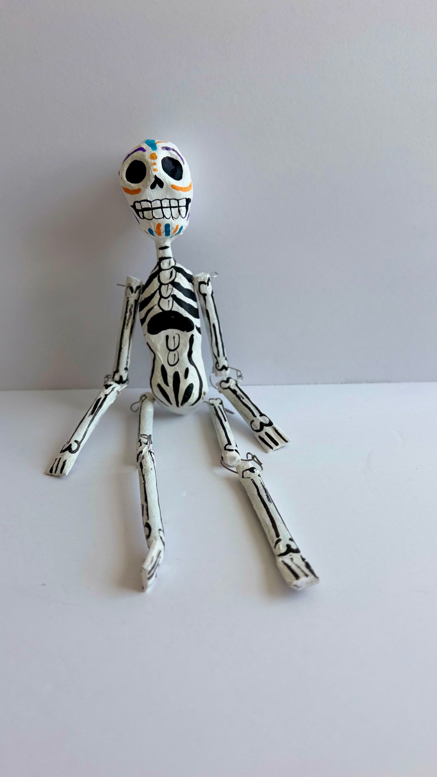 Paper Mâché Día de Muertos Skeletons