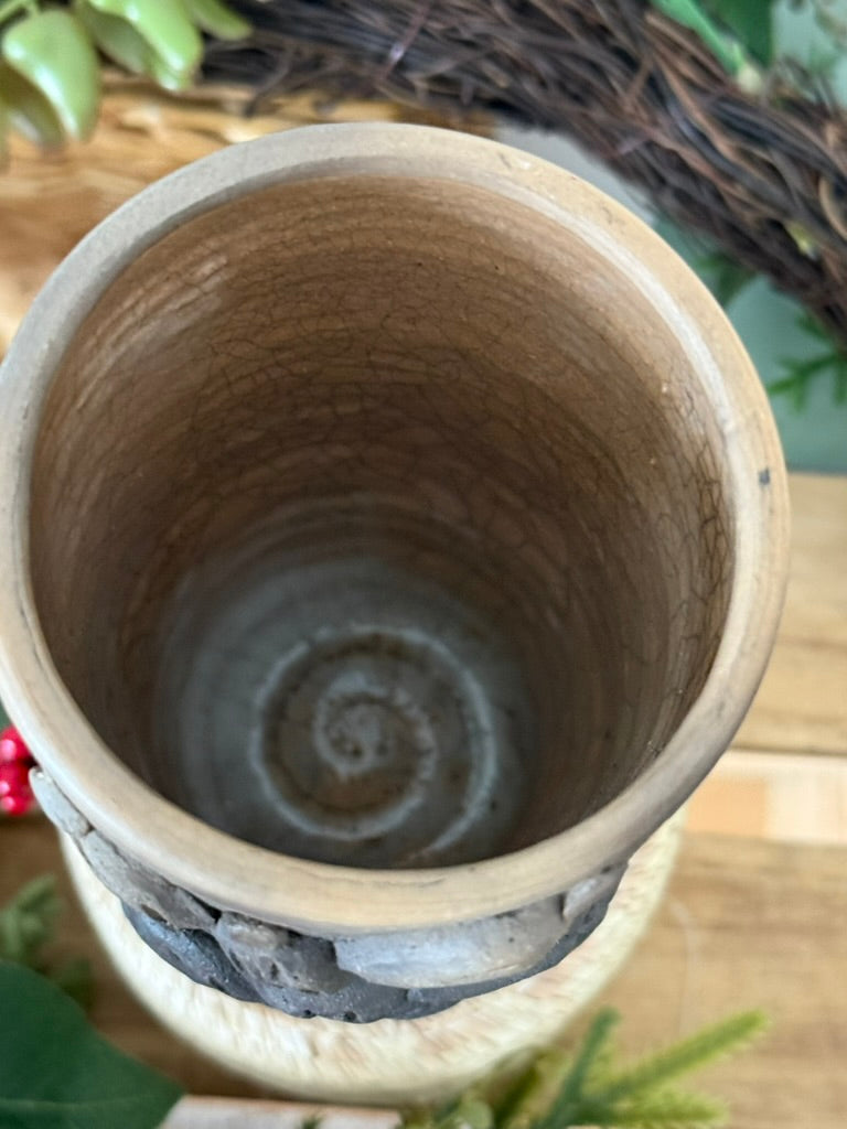 Nopal Smoked Clay Tall Cup