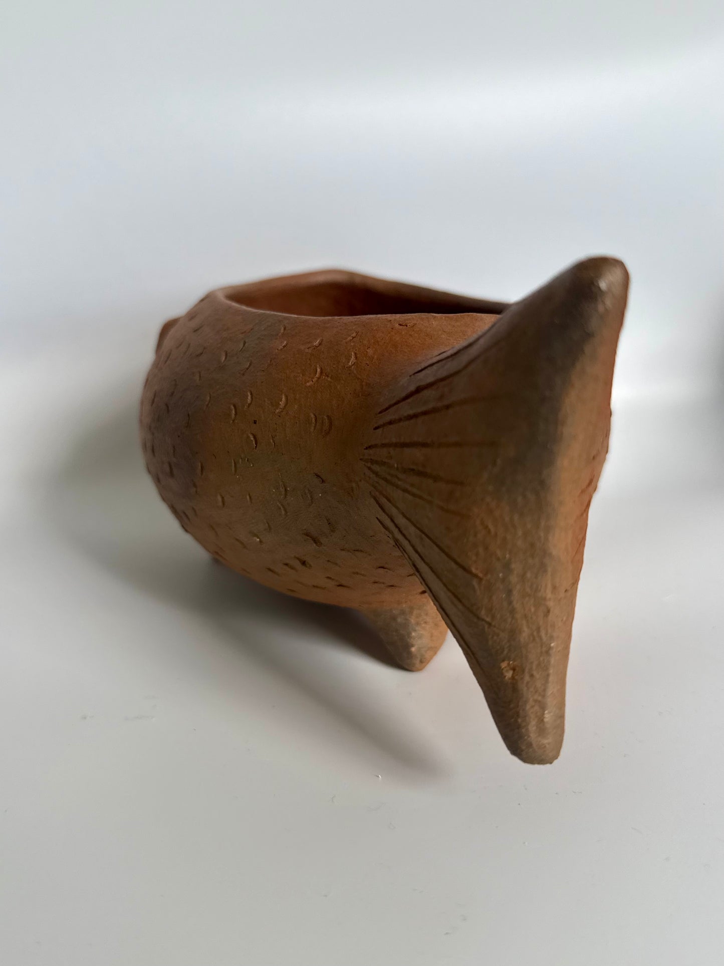 Fish Clay Planter (Natural)