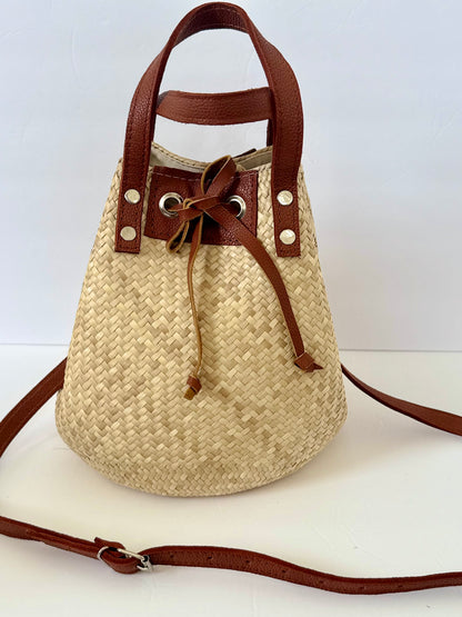 Palm Bucket Bag - Natural
