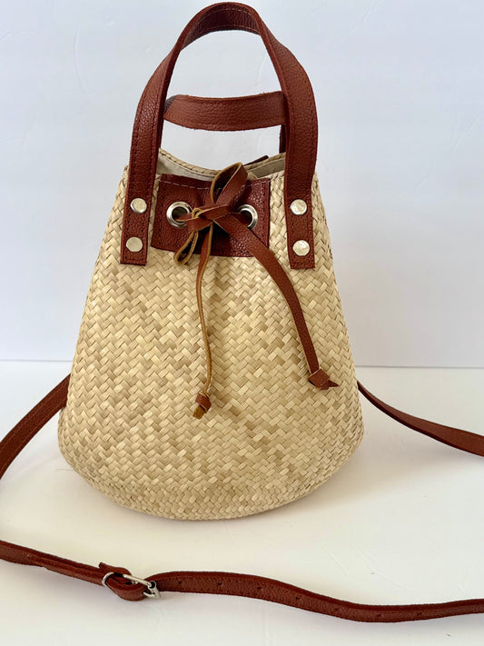 Palm Bucket Bag - Natural