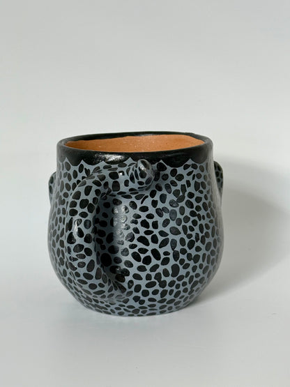 Terracota Jaguar Face Mug - Grey
