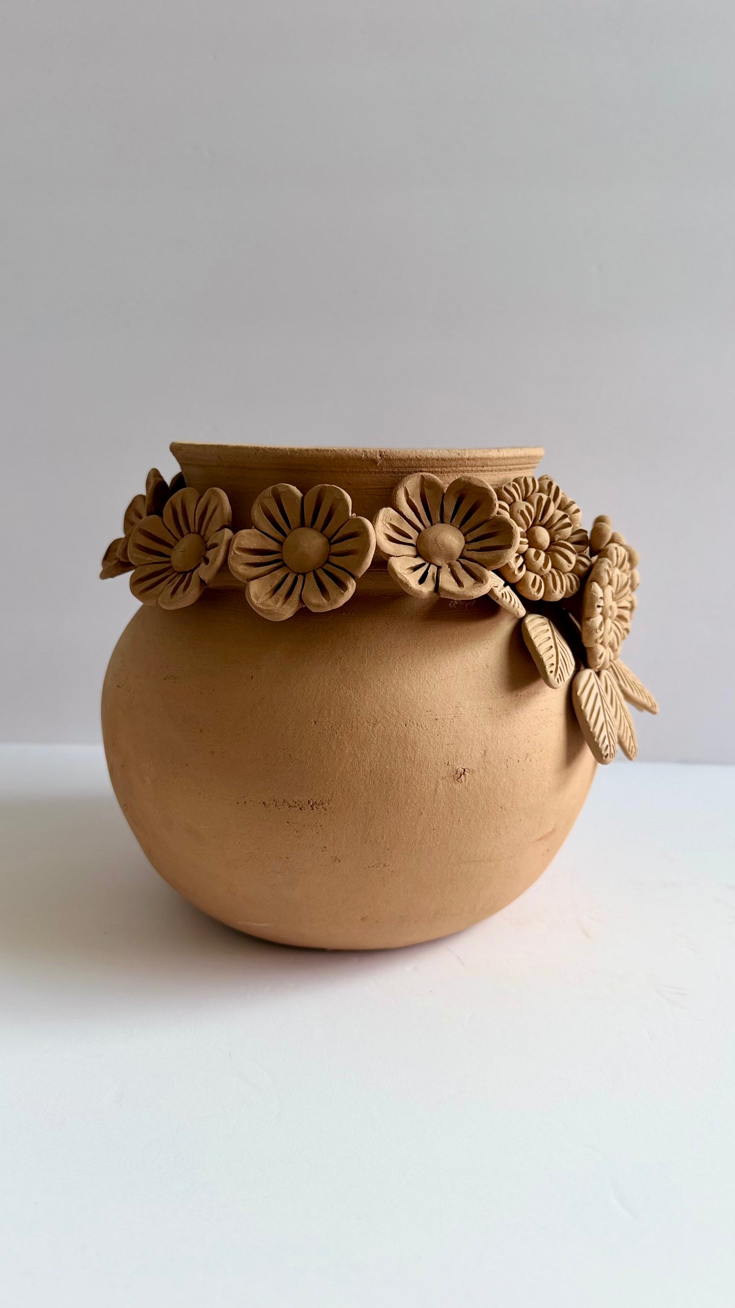 3D Flower Vase - Natural Color