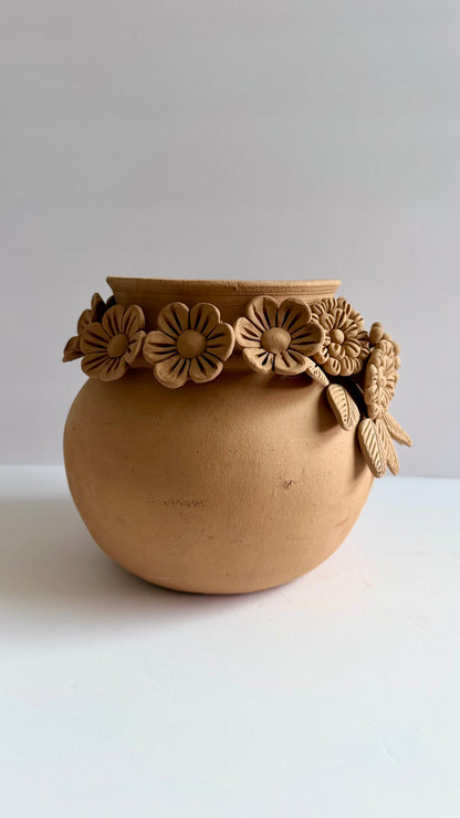 3D Flower Vase - Natural Color
