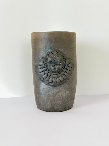 Angel Smoked Clay Tall Cup - 3D